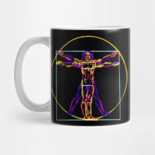 Vitruvian man popart Mug